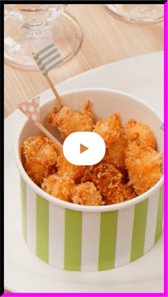 ポップなフライドチキン レシピ動画
