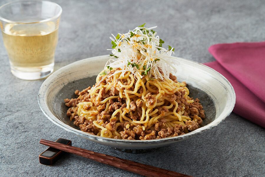 麻辣肉味噌和え麺