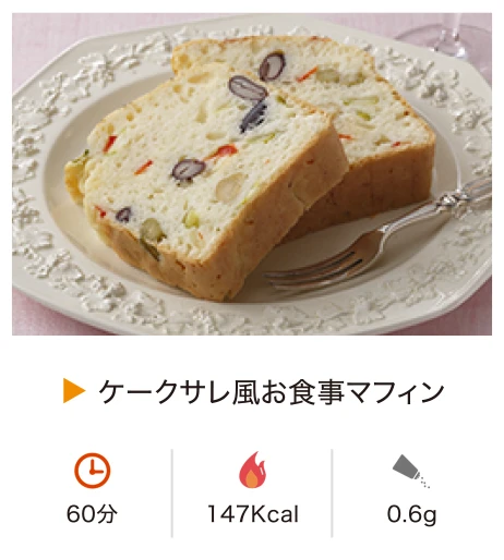 ケークサレ風お食事マフィン
