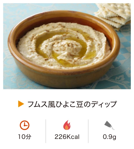 フムス風ひよこ豆のディップ