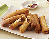 豚肉と野菜の春巻き