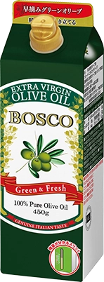 BOSCOエキストラバージンオリーブオイル 紙パッケージ