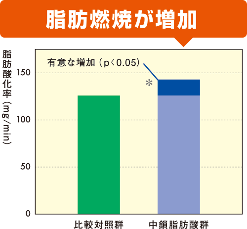 脂肪燃焼が増加