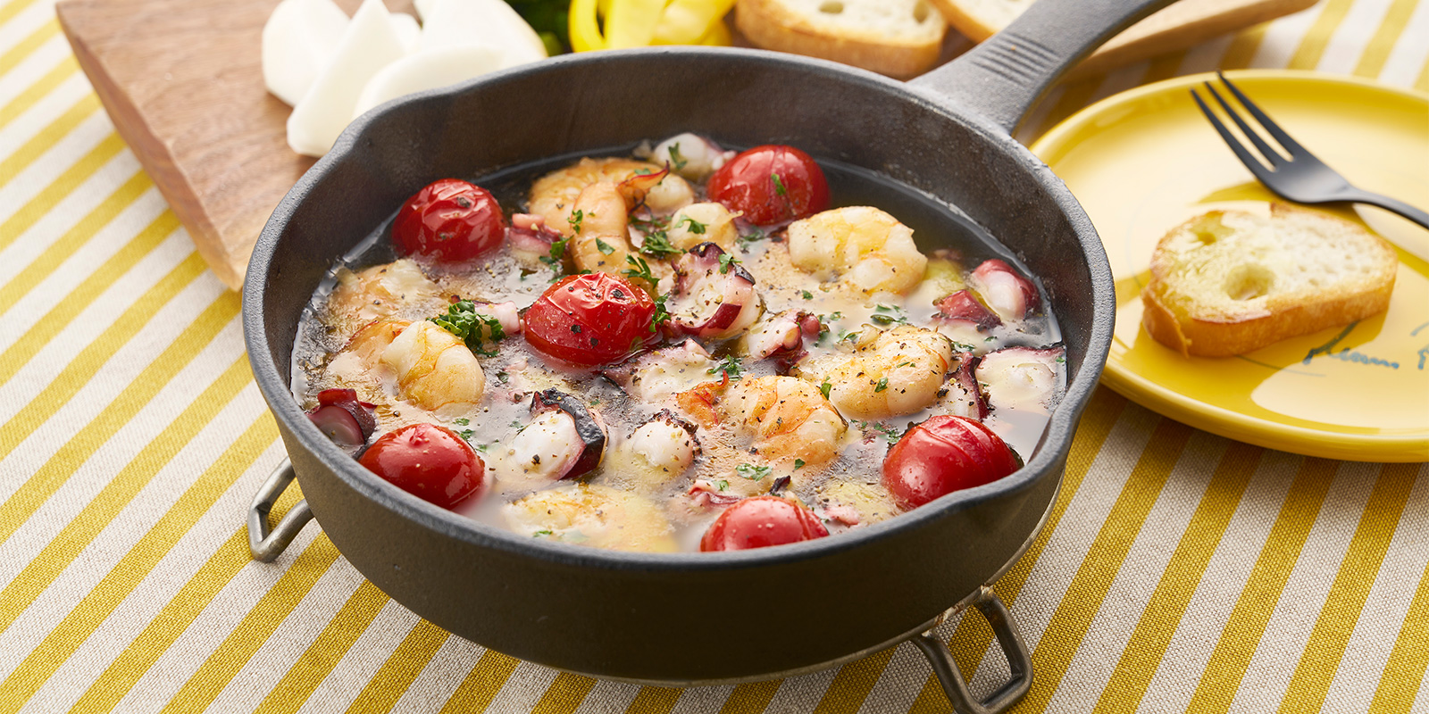 魚介のアヒージョ