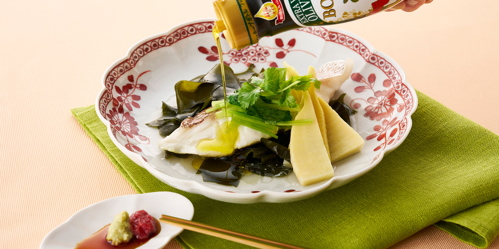 白身魚のフライパン酒蒸し