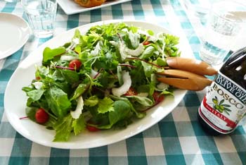 ルッコラとベビーリーフのサラダ わくわくレシピ 植物のチカラ 日清オイリオ
