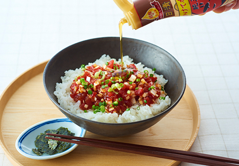 マグロのユッケ丼 わくわくレシピ 植物のチカラ 日清オイリオ