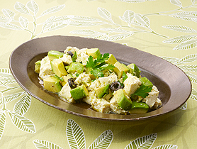 豆腐とアボカドのサラダ わくわくレシピ 植物のチカラ 日清オイリオ
