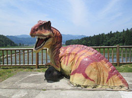 国内随一の恐竜化石の産地である福井県。化石の大半は北部の勝山市で出土し、県立の恐竜博物館は研究の拠点となっています。