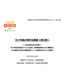 ’22 外食に関する調査