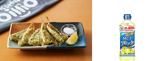 青のり香るキスの天ぷら