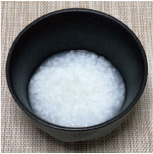 M炊飯で調理したお粥