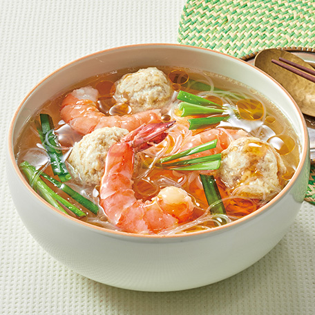 トムヤムクン風スープ