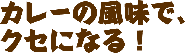 カレーの風味で、クセになる！